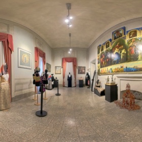 Galleria civica, panoramica della sala 1